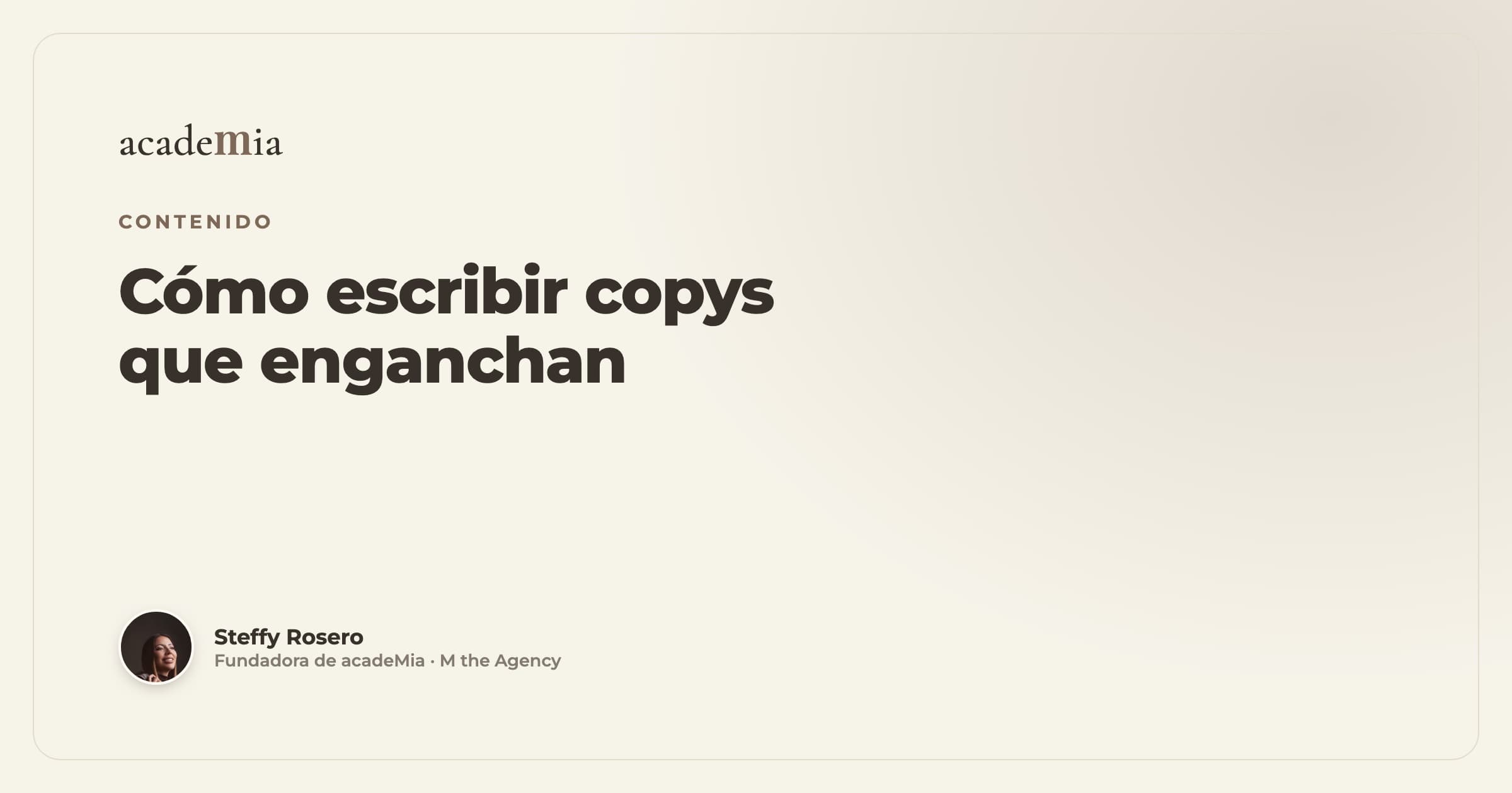 Cómo escribir copys para redes sociales que enganchan