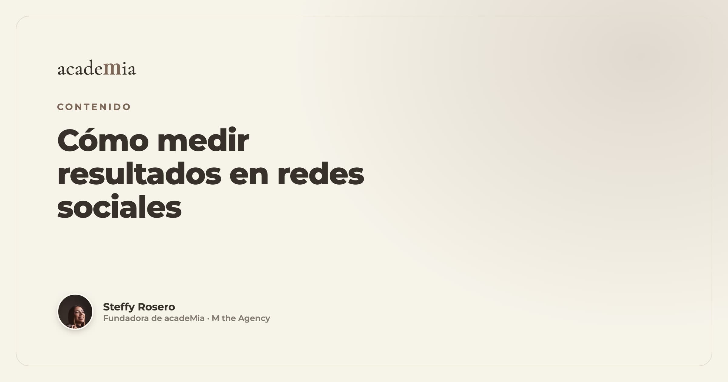 Cómo medir resultados en redes sociales (las métricas que importan)