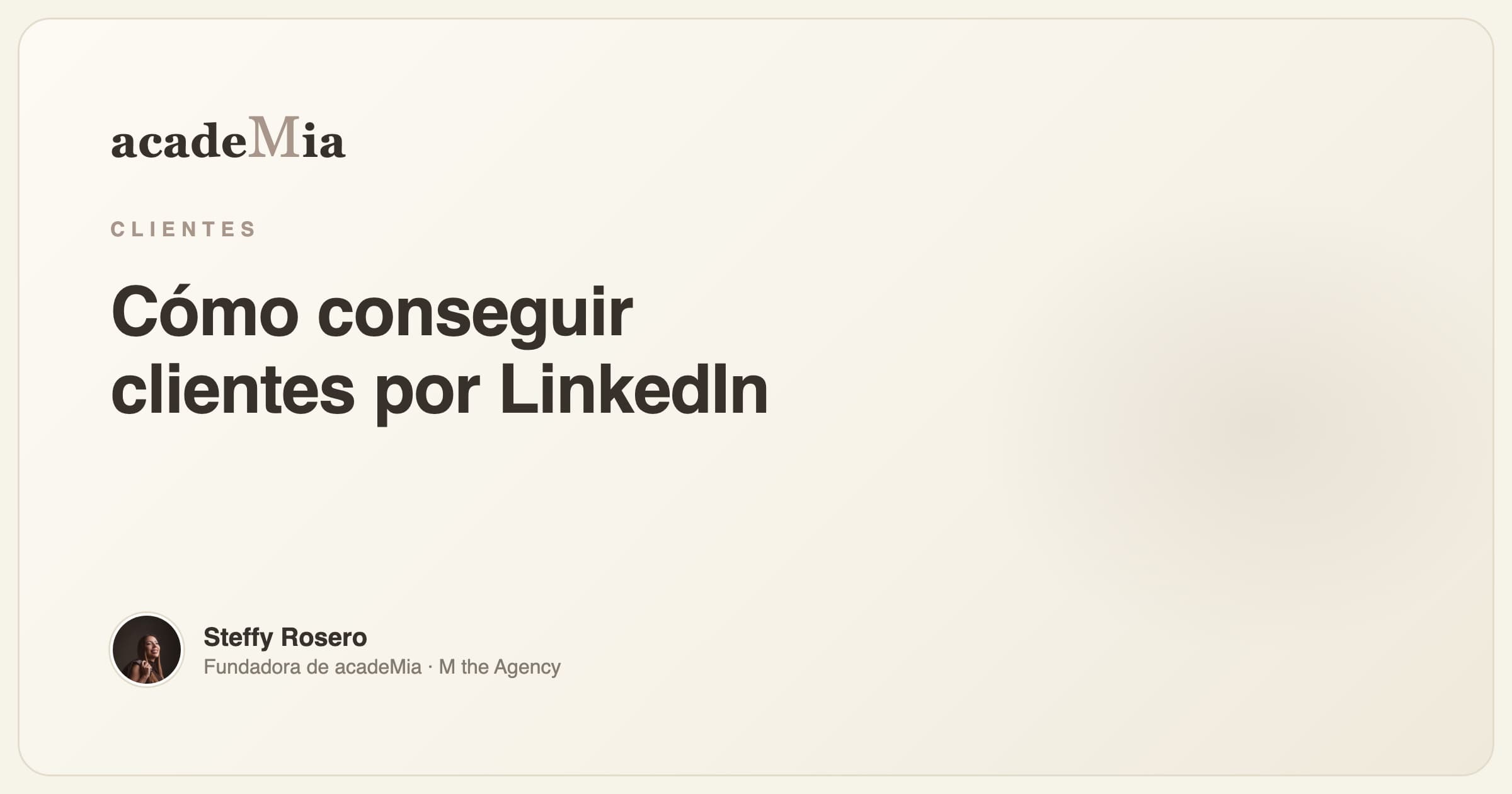 Cómo conseguir clientes por LinkedIn como Social Media Manager
