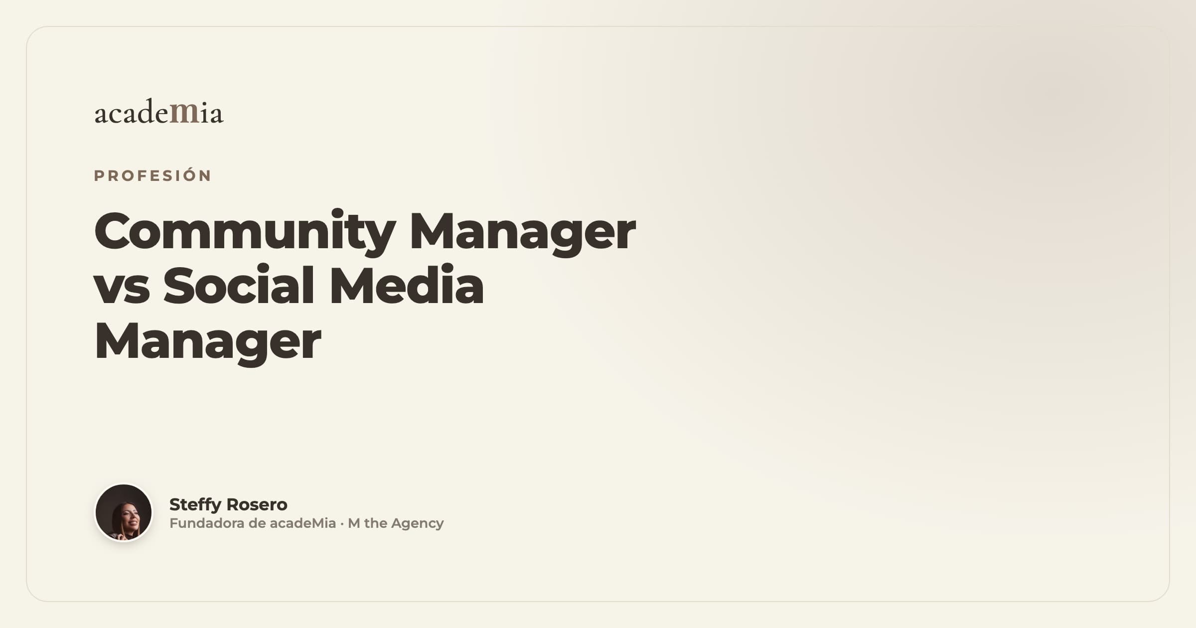 Community Manager vs Social Media Manager: diferencias (y cuál te conviene)